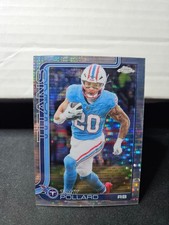 2025 Topps Chrome Football Tony Pollard Pulsar Refractor #290 Titans