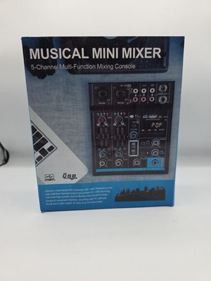 Depusheng M4 Portable 5-channel multifunction audio mixer music
