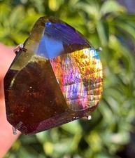 Faceted Rainbow Garnet – San Pedro Mountain, New Mexico 12.8 cts | 15.8 mm x 13