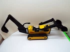 VINTAGE TONKA T-6 FRONT LOADER / EXCAVATOR / BACKHOE METAL TOY W/ RUBBER TRACKS