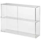 Muji Acrylic Collection Stand Large with Sliding Door Approx. Width 33.6 Depth 8