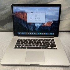 Apple MacBook Pro A1398 Laptop 15" Intel I7 CPU 16GB RAM 512 SSD