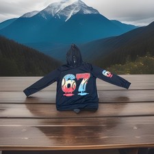 Kids 3D Letter Print Pull Over Hoodie 67 - Size 9-10 Y NEW
