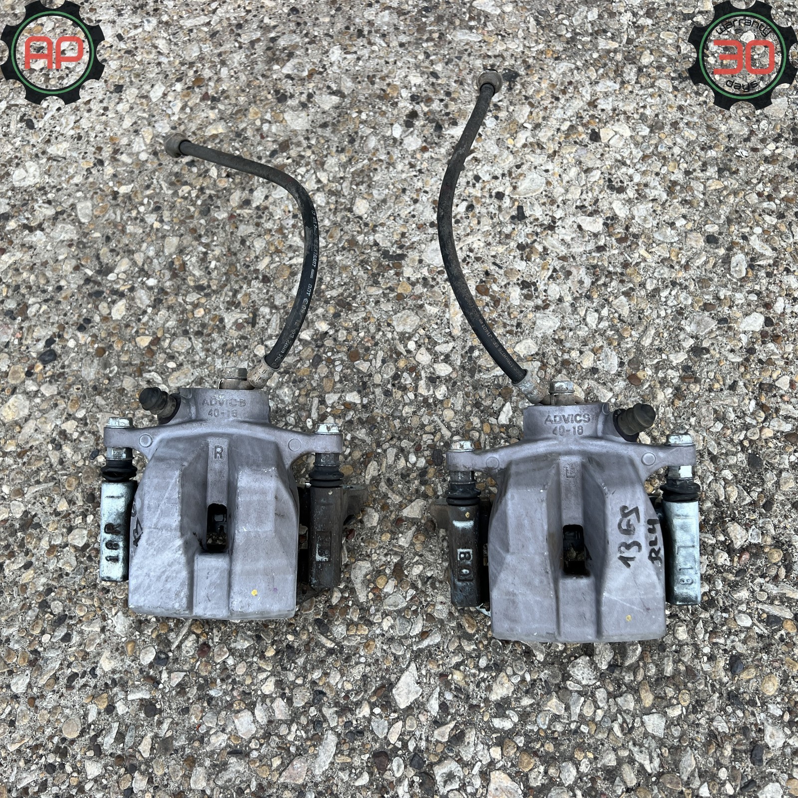 13-20 LEXUS GS350 GS450h RWD REAR RIGHT & LEFT BRAKE CALIPER PAIR SET OEM