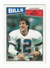 JIM KELLY 1987 TOPPS ROOKIE RC CARD #362 - BILLS - NM-MINT. rookie card picture