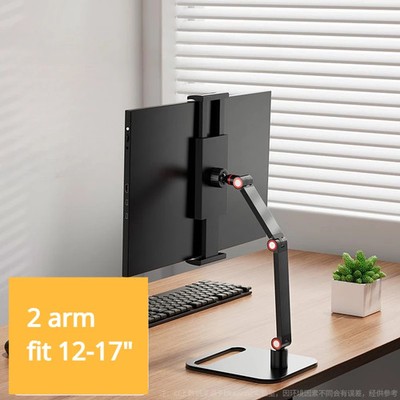 Tragbarer Monitorhalter Metall verstellbar Vesa Halterung 13-17 Zoll