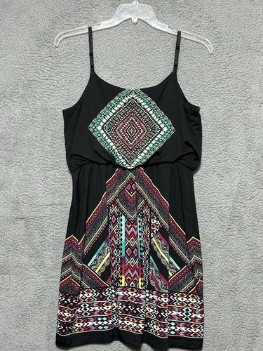 Abito tubino Maurices donna M motivo geometrico azteco RN 51983 vestito da uscita - Foto 6 di 8