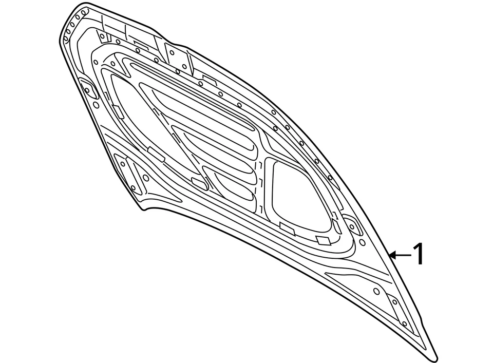 (LOCAL PICKUP ONLY) Hood Fits 15-21 GOLF 2021160 - Image 4 of 4