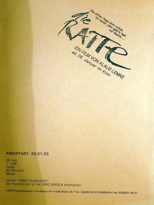 Die Ratte - Lilo Wanders - Thomas Kretschmann - Andrea Heuer - Presseheft