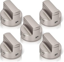 5pc Gas Stove Knobs for Maytag Range MGR6600FB0 MGR6600FZ1 MGR7700LZ1 MGR6600FZ2