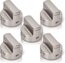5pc Gas Stove Knobs for Maytag Range MGR6600FB0 MGR6600FZ1 MGR7700LZ1 MGR6600FZ2