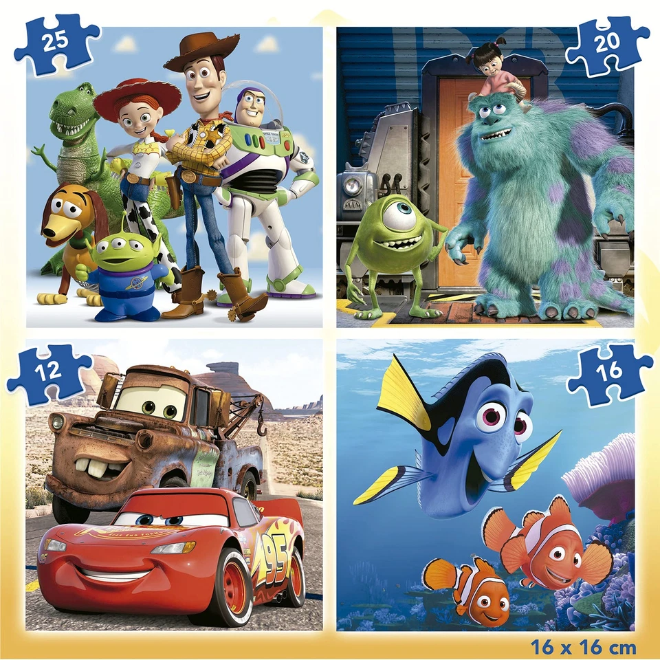 Educa - Puzzle progressivi di cartone per bambini | Disney Pixar. Dimension 5sfy - Immagine 3 di 4
