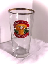 Vintage Heineken Bierbrouwerij Maatschappij Gold Rimmed Beer Glass
