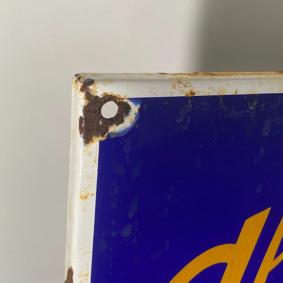 Letrero esmaltado Alfa Romeo - 68x40x1 cm (26,8x15,7x0,4") - Hermoso letrero raro de calle Foto 2 de 4