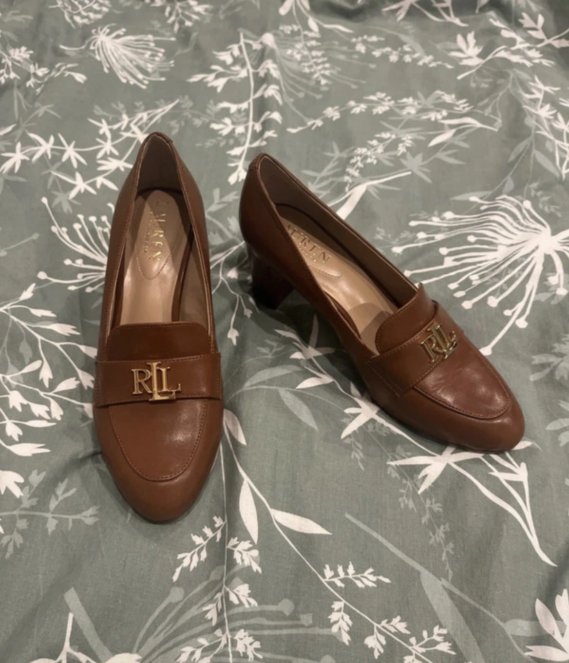 Chaussures à talons, Ralph Lauren marron - Photo 1/4