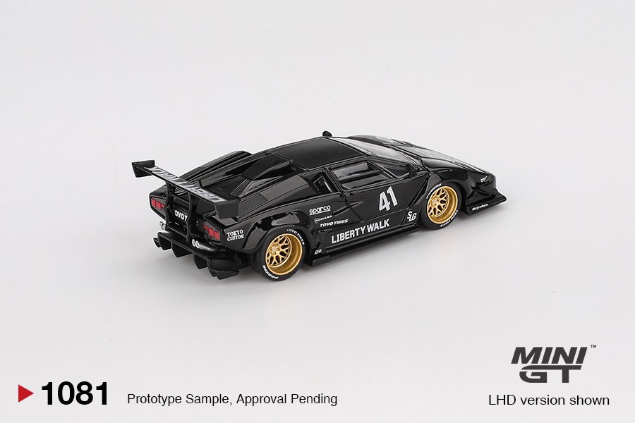 Mini GT 1:64 Lamborghini Countach LB-WORKS Black #1081 | eBay