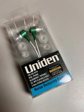 Uniden Noise Reducing Earbuds in green     