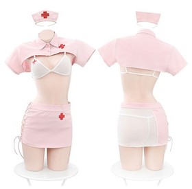 Women Sexy Nurse Cosplay Costumes School Girl Role Play Lingerie Doctor Uniforms