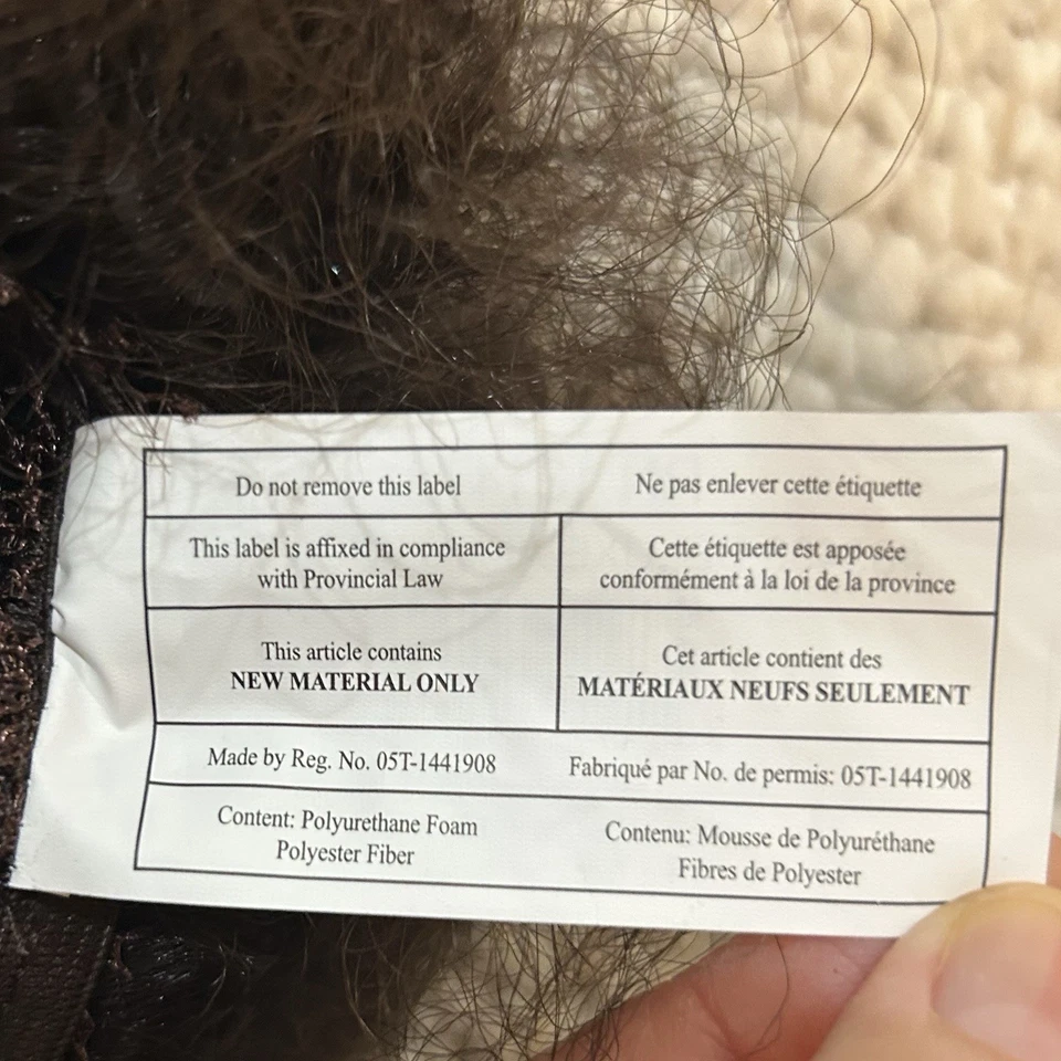 Deluxe Brown Afro Wig Halloween - Image 4 of 4