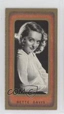 1938 Carreras Film Favourites Tobacco Bette Davis #47 11bd