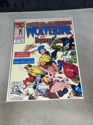 Marvel Comics Presents #107 Wolverine Nightcrawler Ghost Rider Comic Book