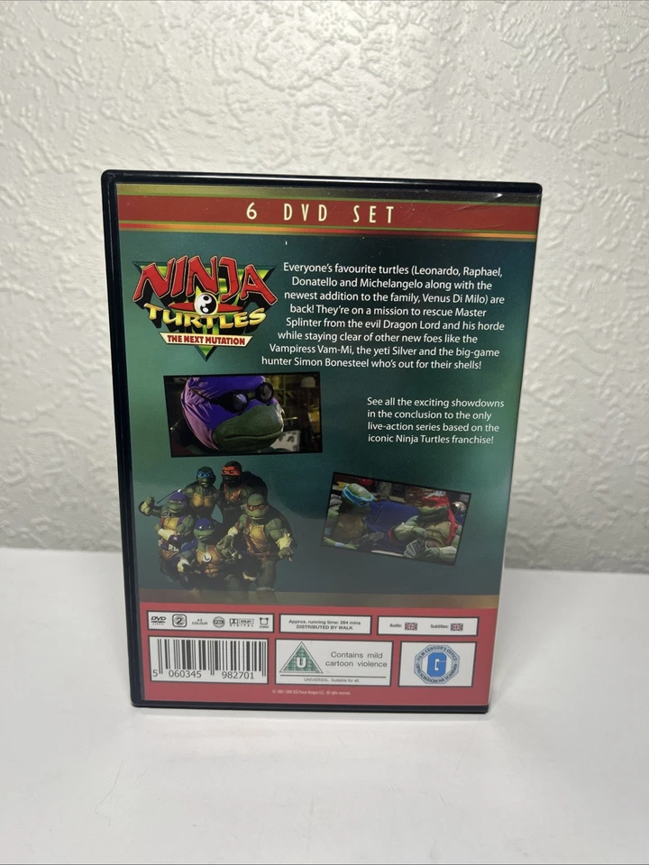 Teenage Mutant Ninja Turtles The Next Mutation Vol 2 DVD Box Set 6 Disc TMNT - Image 2 of 4