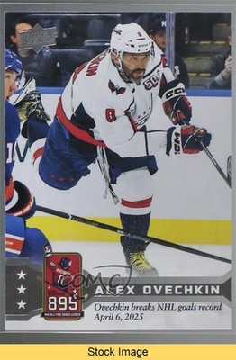 2025 GR8 Moments Alex Ovechkin (Apr 5 2025) Breaks NHL Goals Record READ 8db