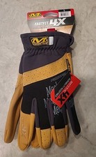 Mechanix Wear Material 4X FastFit Work Gloves Large Brown/Black