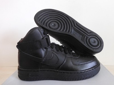Nike Air Force 1 High Le (GS) All Black Black-Black Sz 5Y [DH2943-001]