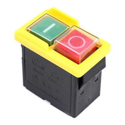 Magnet Drucktaster Sicherheitsschalter Sägeschneider Schalter 1 Stück 50x49mm