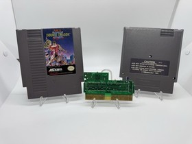 NINTENDO NES VIDEO GAME CARTRIDGE LOT DOUBLE DRAGON 1 2 II THE REVENGE TRADEWEST