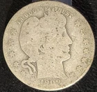 1909 P Philadelphia Mint Barber Quarter