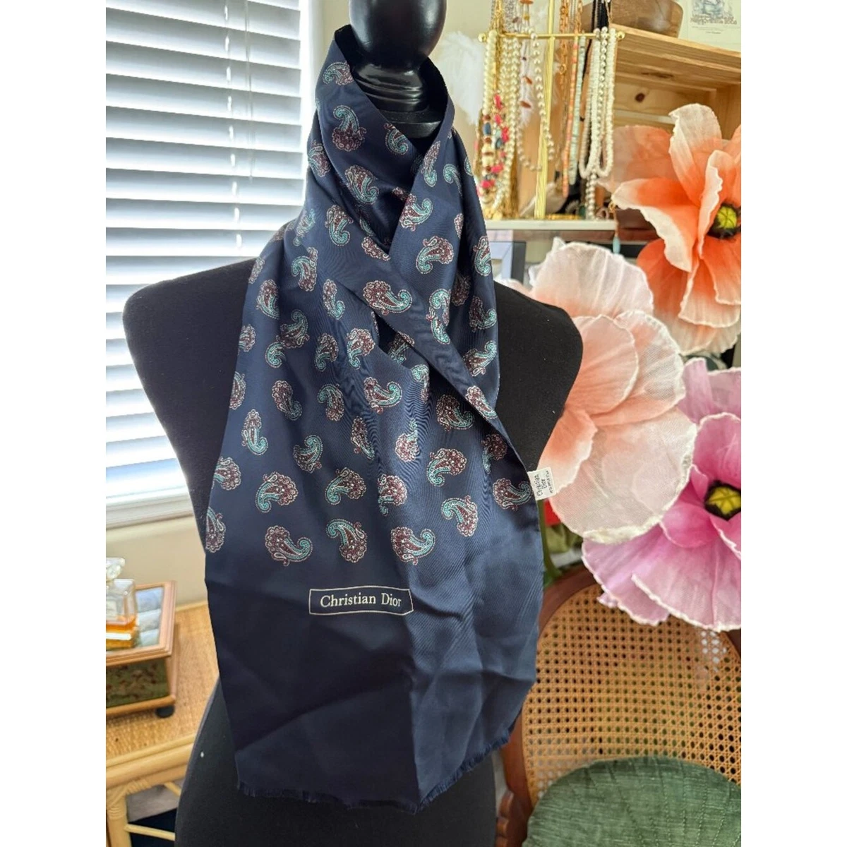 Dior 100% Silk Material Scarves for Men for sale | eBay