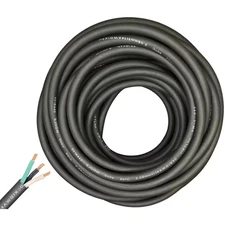 50 Ft. 14/3 14-Gauge 3 Conductor 300-Volt Black SJOOW Cable Cord