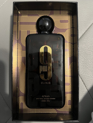 Afnan 9pm Elixir Parfum Intense Spray 100ml 3.4 fl oz Regular Size