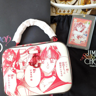 Sailor Moon x JIMMY CHOO Collaboration Sailor MARS Avenue Vanity Bag Limited