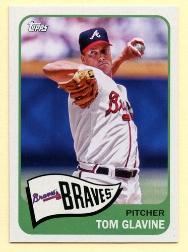 2023 Topps Archives Tom Glavine baseball card #167 Atlanta Braves HOF