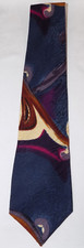 Hanover Street Tie Works made in USA 100% silk abstract neck tie