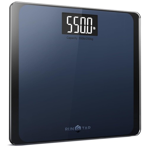 550Lb Bathroom Digital Scale for Body Weight with Ultra-Wide Platform & Large