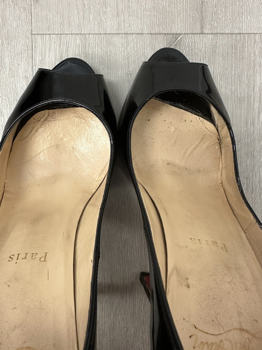 CHRISTIAN LOUBOUTIN New Very Prive 120 Patent Leather Pumps CHRISTIAN LOUBOUTIN New Very Prive 120 Patent Leather Pumps