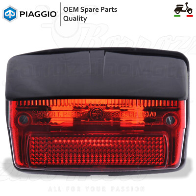 FANALINO POSTERIORE STOP VESPA 50 SPECIAL COMPLETO PORTALAMPADA