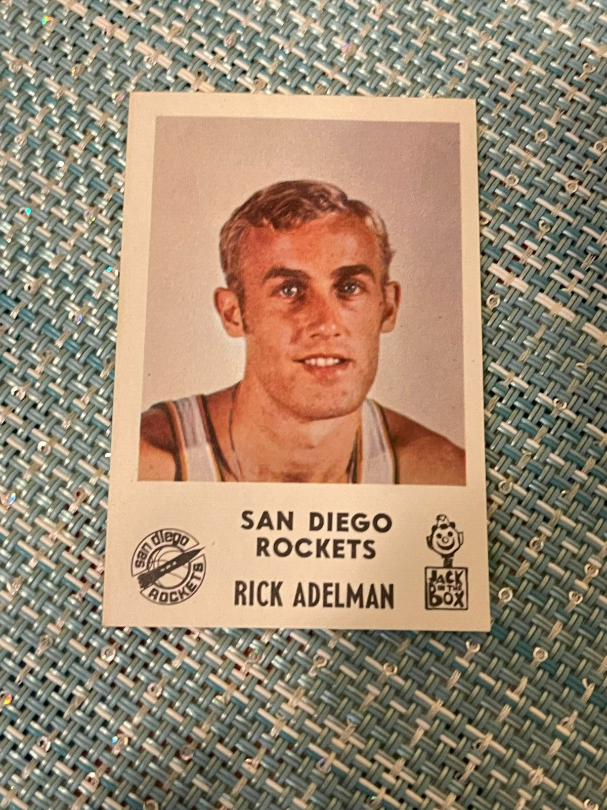 Rick Almand Rockets 1968-69 Jack in the Box SAN DIEGO ROCKETS Card Rick Adelman NM!! | eBay