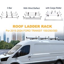 Roof Ladder Racks For 2015-2024 Ford Transit 150 250 350 Cargo Van 800 Lbs Steel