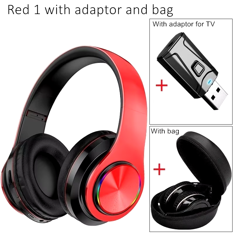 TV Headphones Wireless Helmets Foldable Bluetooth Headset PC Tablet Bluetooth Ad-image