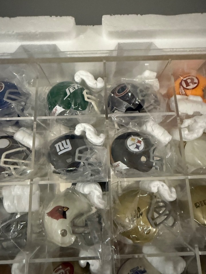 🏈 NFL POCKET PRO SINGLE TEAM HELMETS — Riddell Throwback Series UPDATED ...