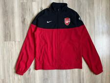 Arsenal Football Jacket Women 2009/2010 Soccer Nike England Lady size L