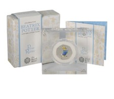 Beatrix Potter Peter Rabbit Silver Proof Uncirculated 50p 2017