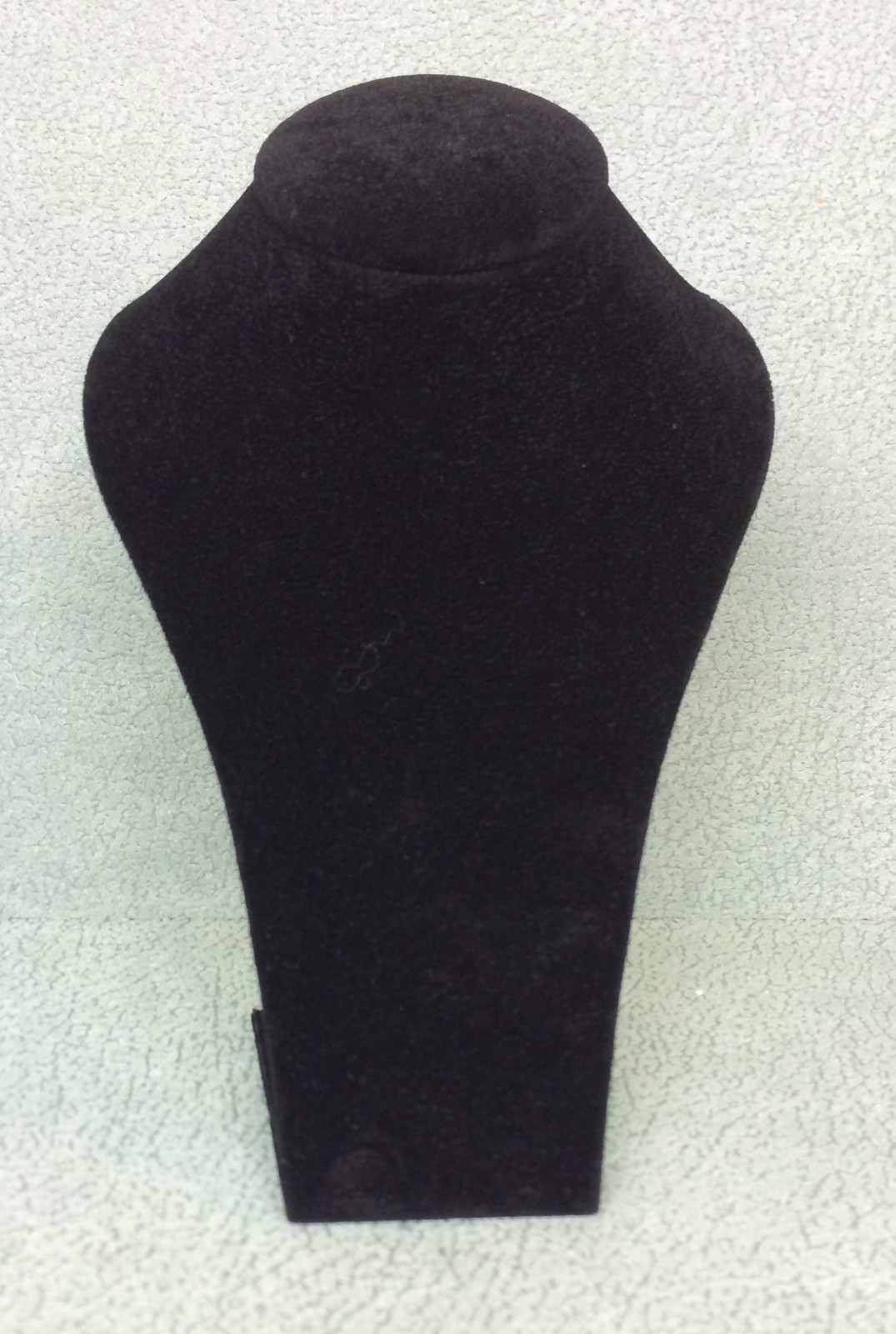 Medium Jewellery Display Upright Bust (Black Suede)