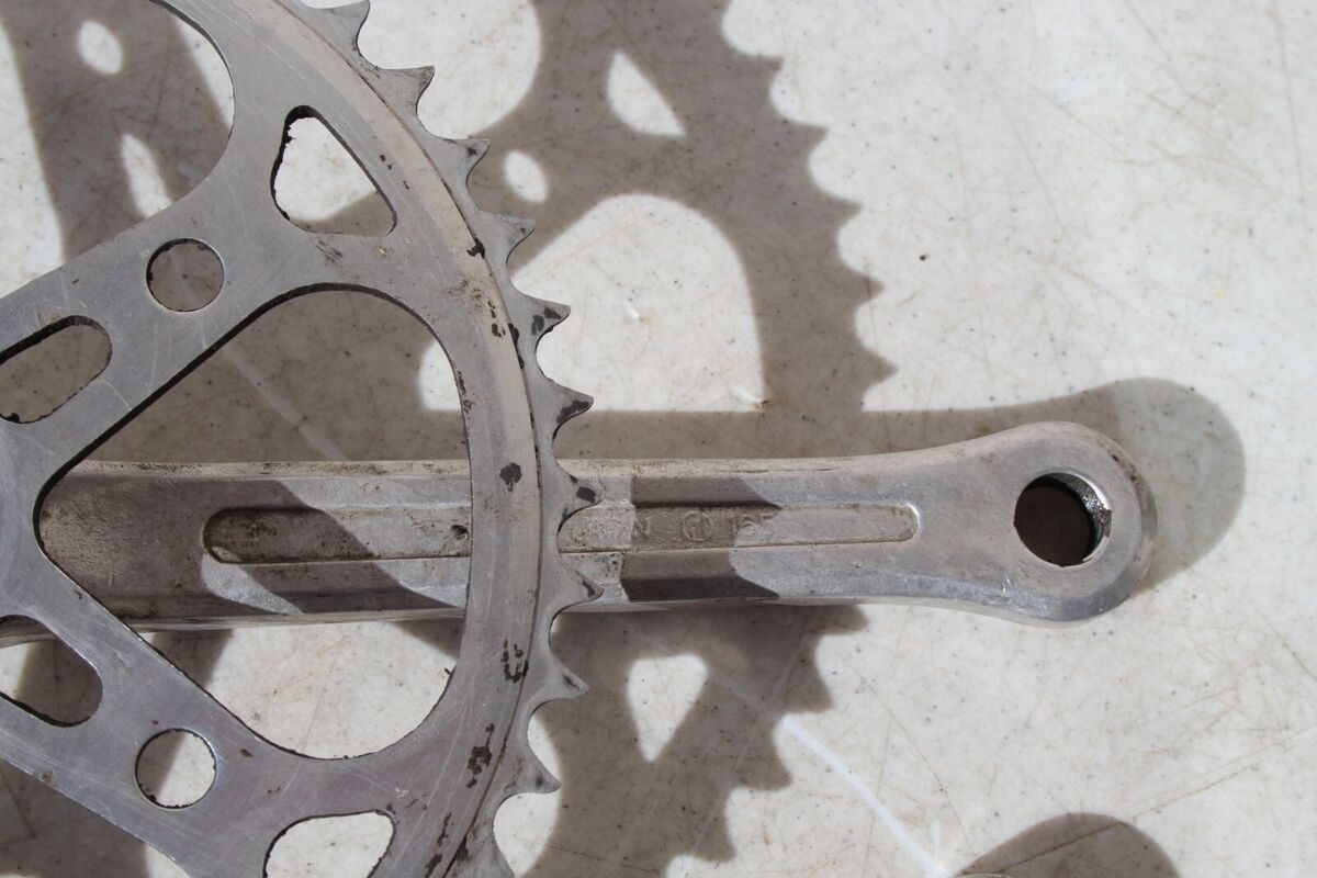 VTG Sugino Idol Crank Set 48 tooth Single 165mm Road VTG Sugino Idol Crank Set 48 tooth Single 165mm Road