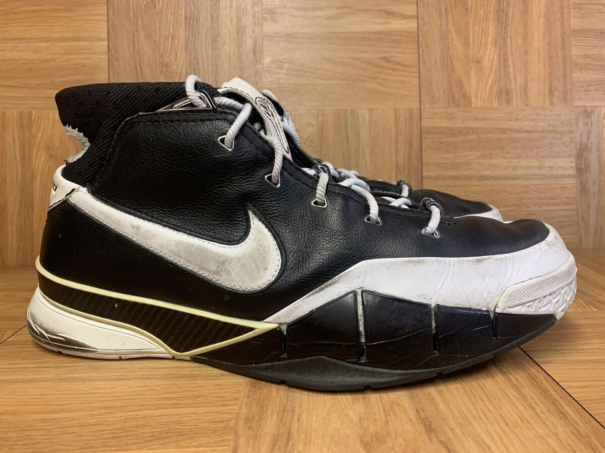 Vintage🔥 Nike Kobe 1 OG Sharpshooter Black White Sz 12 Vintage🔥 Nike Kobe 1 OG Sharpshooter Black White Sz 12